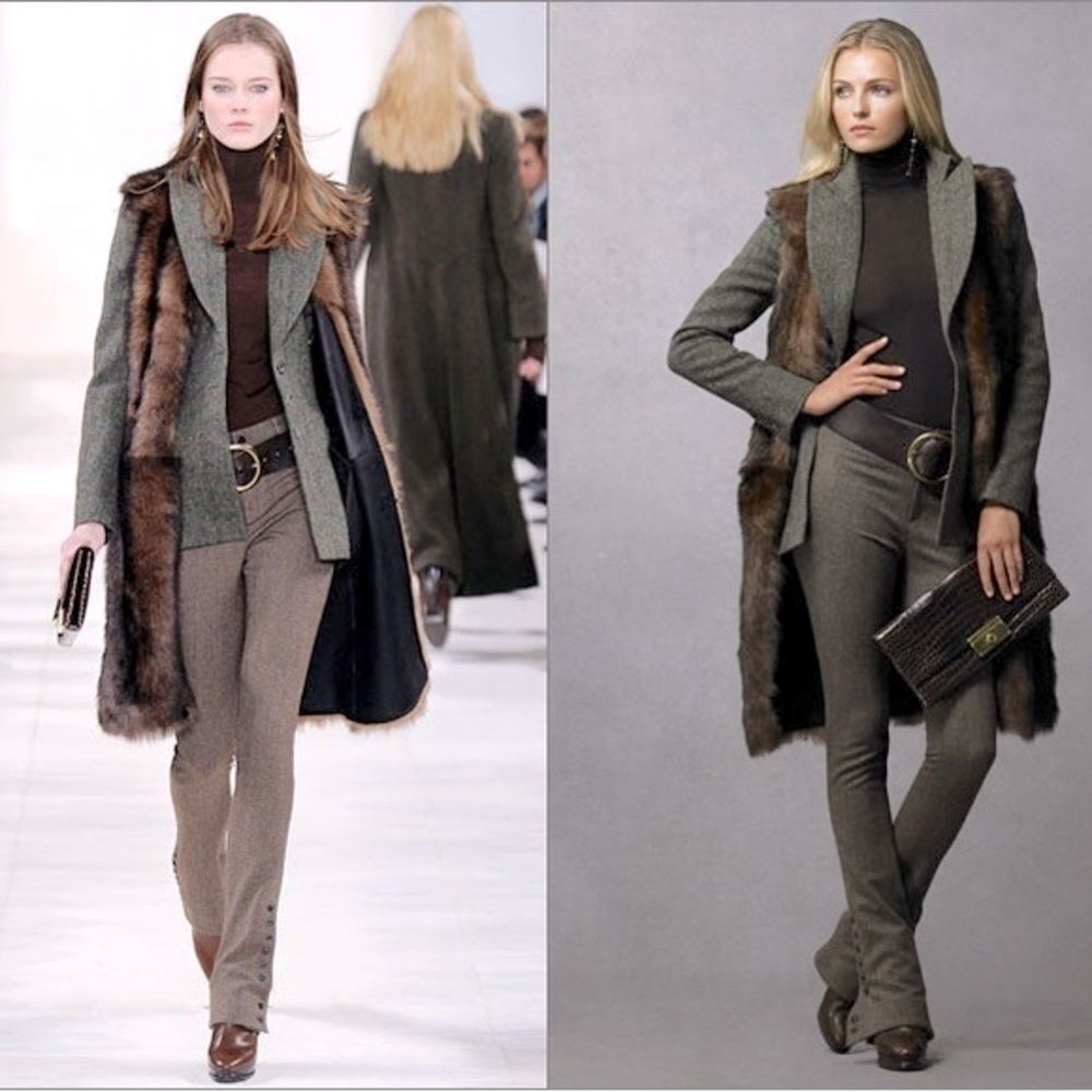 Ralph Lauren Collection * 2010 Sable Brown Lamb Shearling Gilet Silvie Vest - Picture 16 of 17